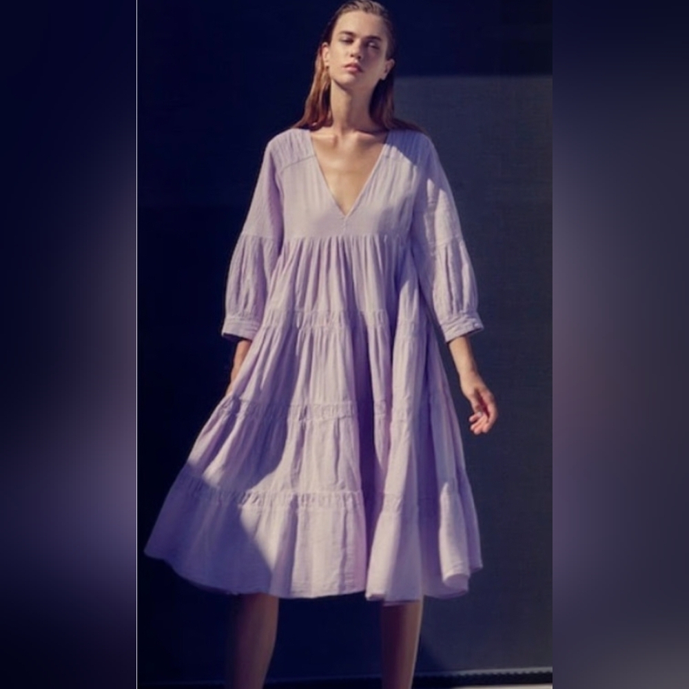 Devotion Twins Lavender Mini Dress Size Small